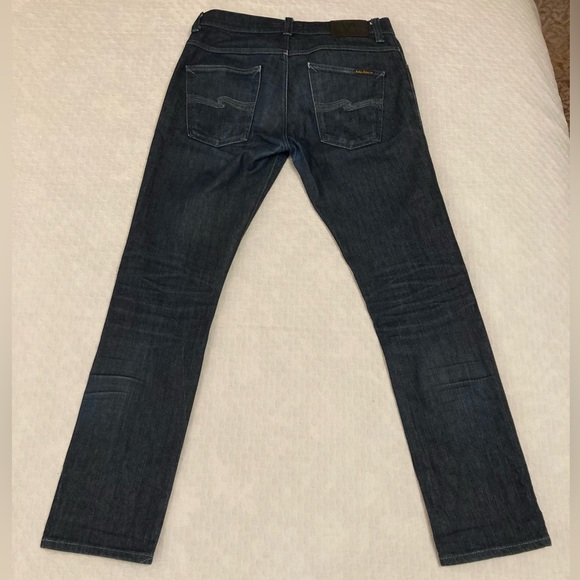 Nudie Jeans Grim Tim Dry Open Indigo 32x32 - Picture 8 of 11